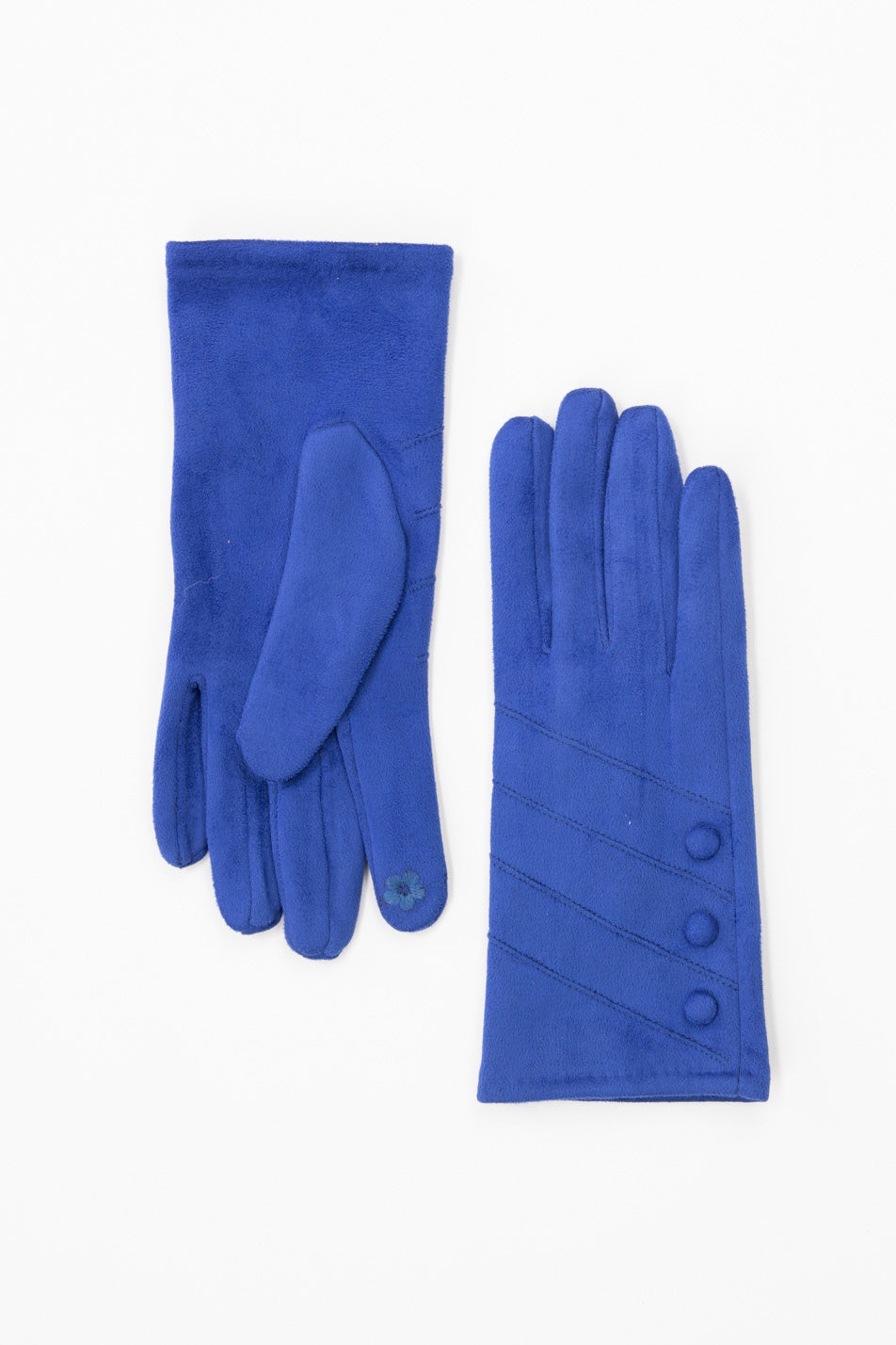 ELLA BUTTON TRIM GLOVES