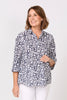 NINA 3/4 SLV PRINT SHIRT