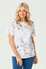 ESTELLA PRINT SHORT SLEEVE TEE