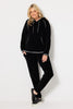 MAXWELL RIB VELOUR HOODIE