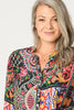 TIGGY 3/4 SLV POPOVER TUNIC TOP