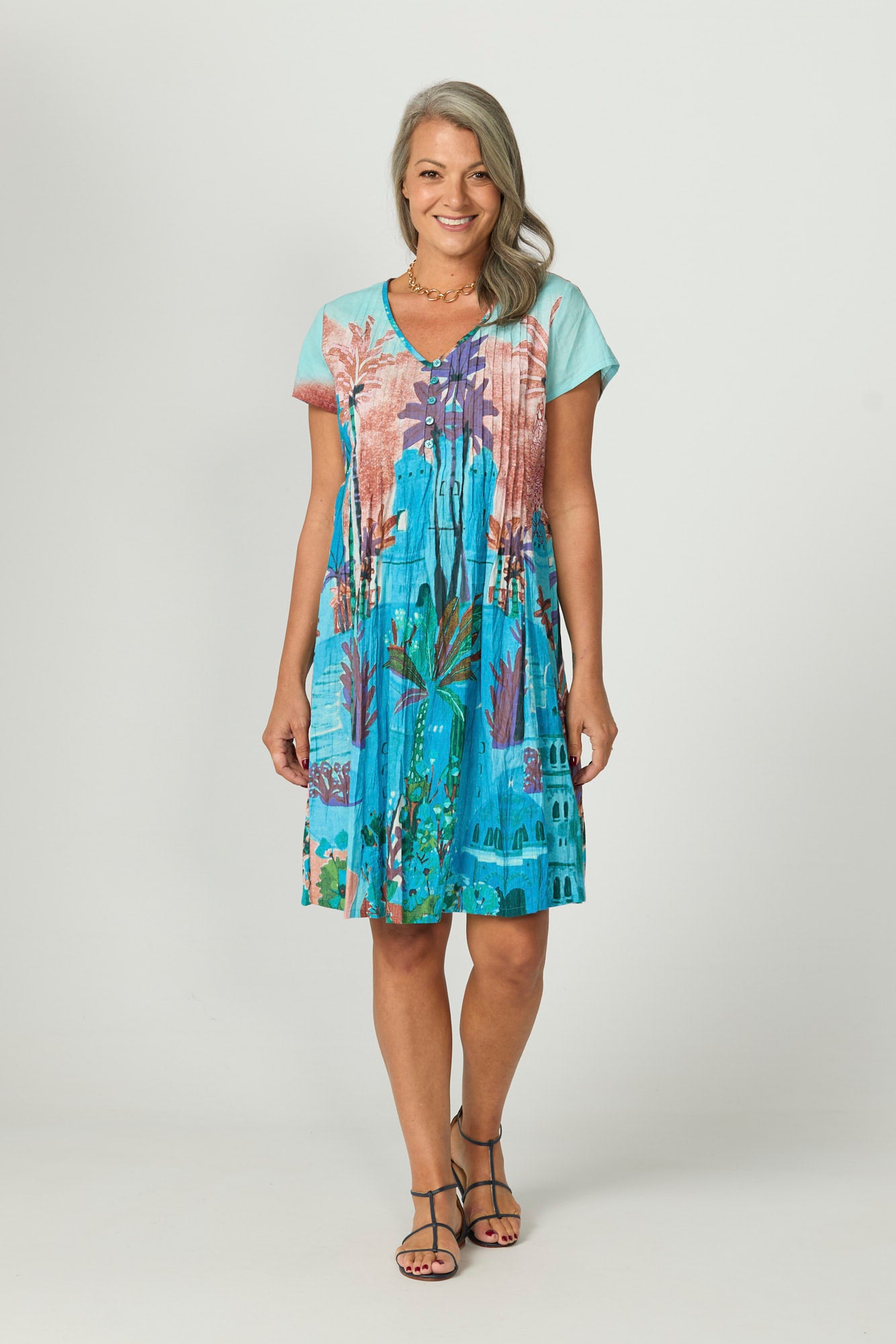 Easy Fit Short Sleeve Dress