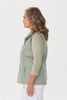 Lakeshore Zip Up Ruched Vest