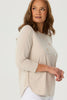 ETERNITY MODAL/COTTON 3/4 SLV TOP