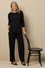 Tempest Boat Neck 3/4 Sleeve Top