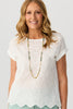 Adeline Broderie S/s T-top
