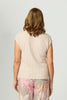 Rose Textured Knit Shell Top