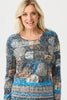 Raquel Long Sleeve Burnout Top