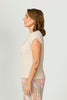 Rose Textured Knit Shell Top
