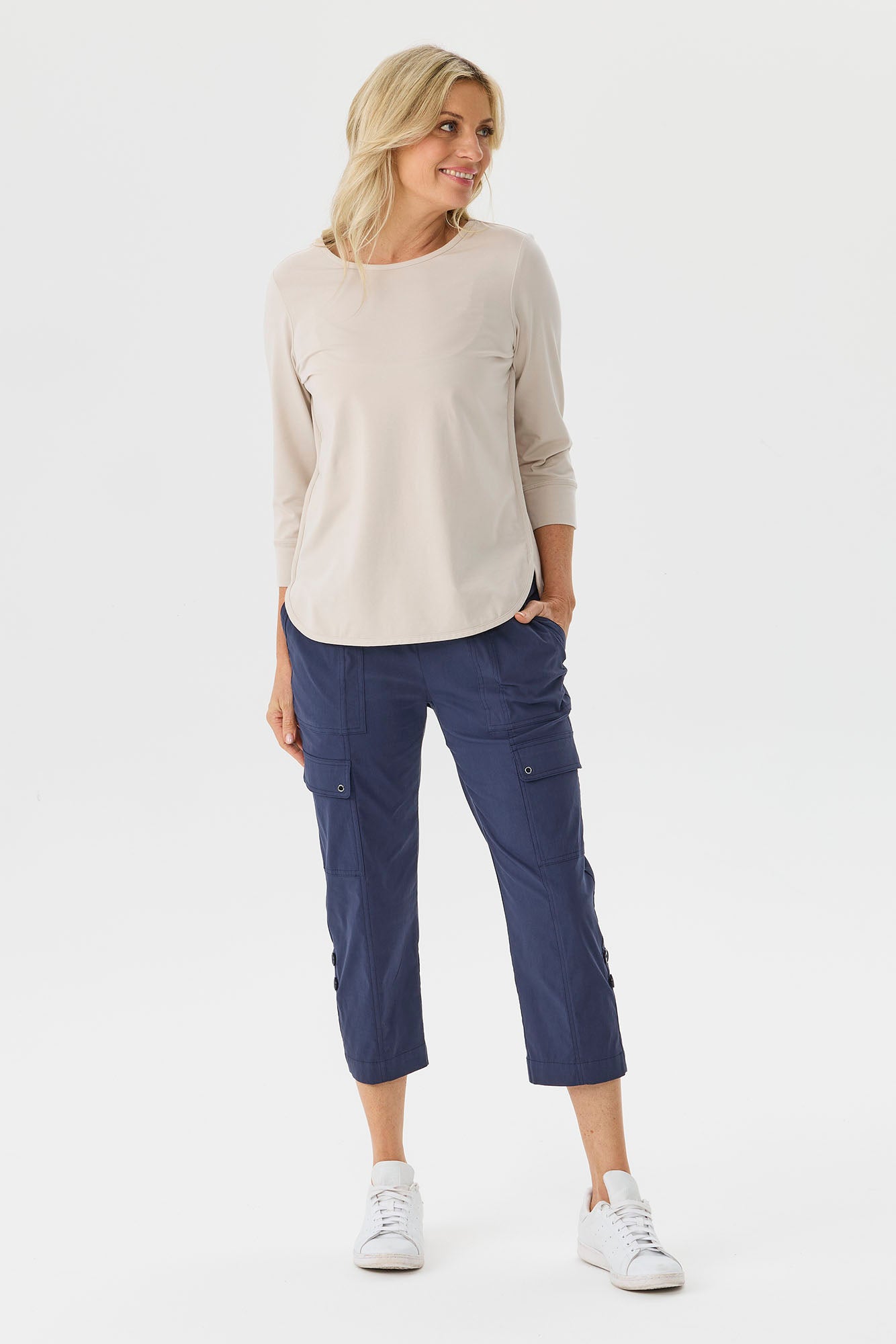 Vibe Stretch Crop Cargo Pant