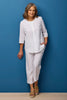 Cologne Crop Button Detail Pant