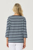 PAIGE STRIPE 3/4 SLEEVE TOP