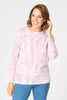 JACINTA L/SLV PRINT SWEATER