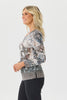 Raquel Long Sleeve Burnout Top
