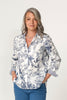 Landscape Long Sleeve Ribbon Trim Shirt