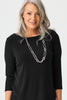 Tempest Boat Neck 3/4 Sleeve Top