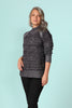 Plated Raglan Sweater
