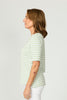Lido Stripe Elbow Sleeve Tee