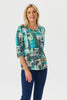 Ruby 3/4 Sleeve Burn Out Top