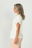 Esta Print Front S/s Top