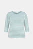 GISELE STRIPE 3/4 SLV TOP