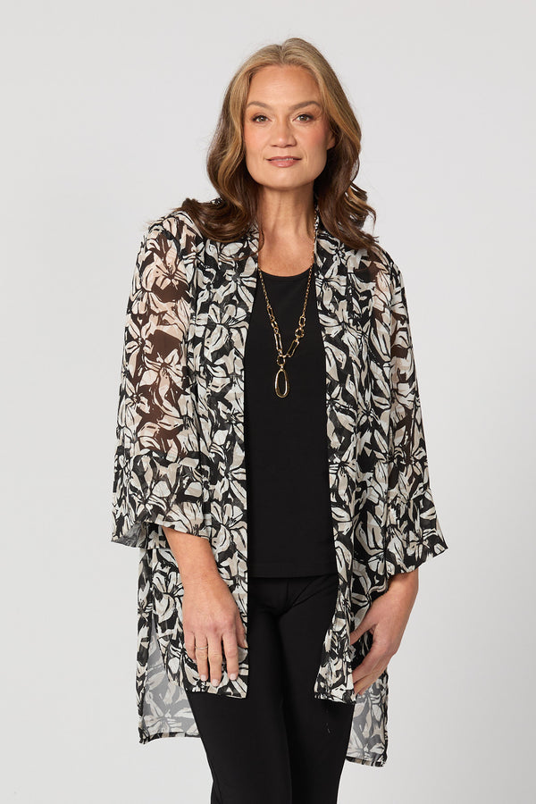 FOREVER CHIFFON KIMONO