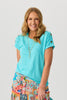 Lia Luxton S/slv Button Detail Top