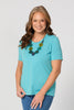 EVERYDAY RIBBON TRIM S/SLV TEE