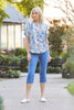 Cancun Short Sleeve Pleat Back Tee