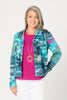 PONTI STRETCH PRINT JACKET