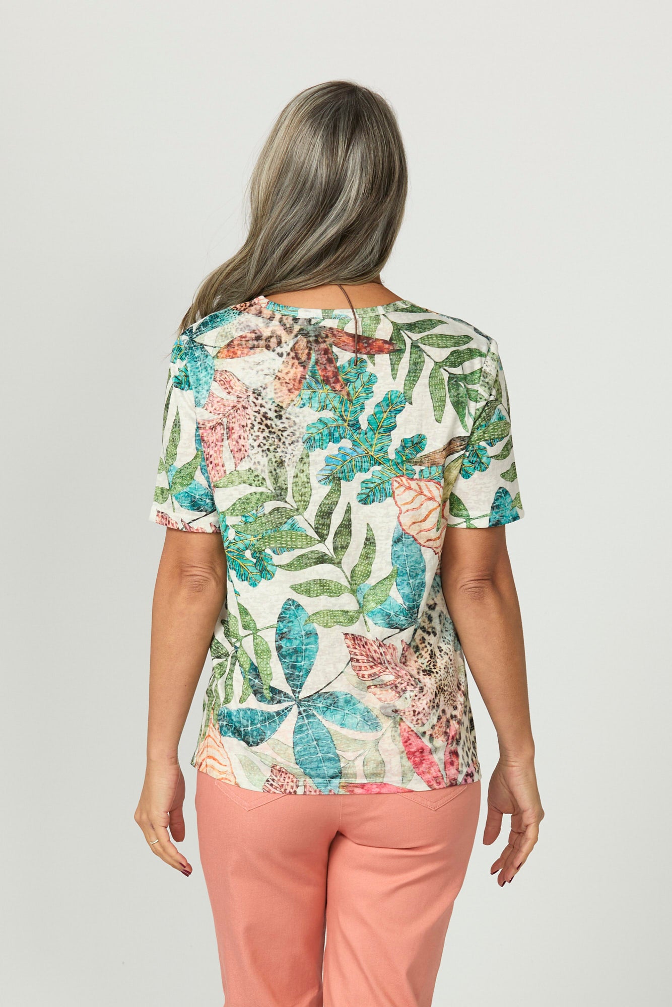 Tropical Mirage S/s Diamante Tee