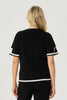 OTIS CONTRAST TRIM S/S KNIT TOP