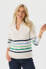 Kelsey Stripe Long Sleeve Sweater