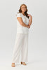 SHEONA BUTTON S/SLV TOP