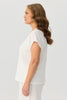 SHEONA BUTTON S/SLV TOP