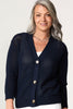 Seacliff Eyelet Button Cardigan