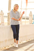Corsa Stripe Elbow Slv Tee