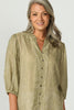 Empire Frill Neck 3/4 Slv Shirt