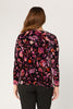 DELUXE L/SLV STRETCH VELVET TOP
