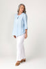 Frost 1 Button 3/4 Sleeve Tunic