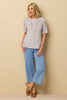 Darcy 7/8 Zip Wide Leg Jean