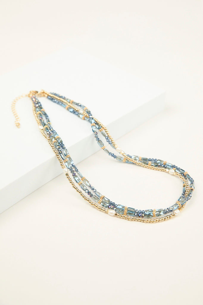 CALLI BEADED SHORT NECKLACE