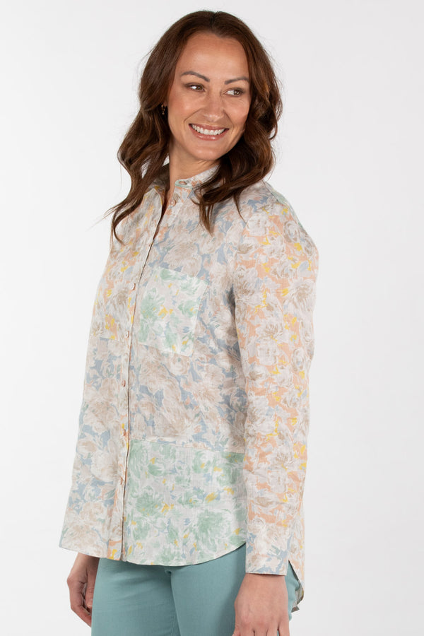 FLORA PATCHWORK SHIRT