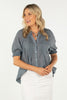 SALENTO PUFF SLV PINTUCK SHIRT