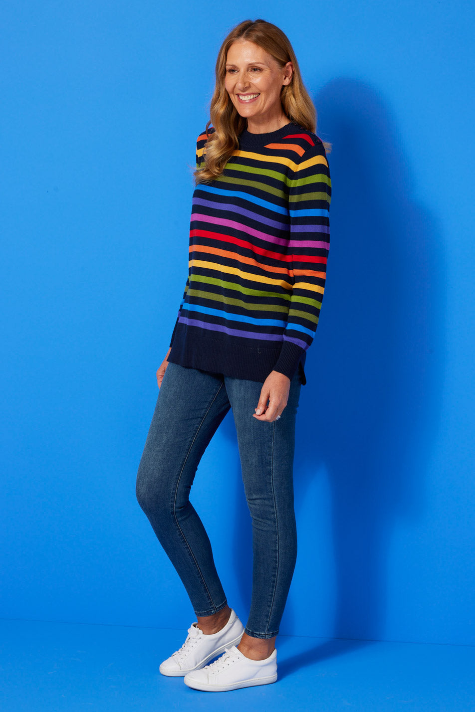 MARLON STRIPE SWEATER