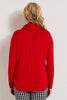 ROSSA TEXTURED CURVE HEM SWEATER