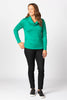 HEDRENA COWL NECK LONG SLEEVE TOP