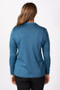 HEDRENA ZIP POLO LONG SLEEVE TOP