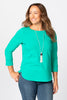 ETERNITY MODAL/COTTON 3/4 SLV TOP