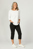 Vibe Stretch Eyelet Crop Pant